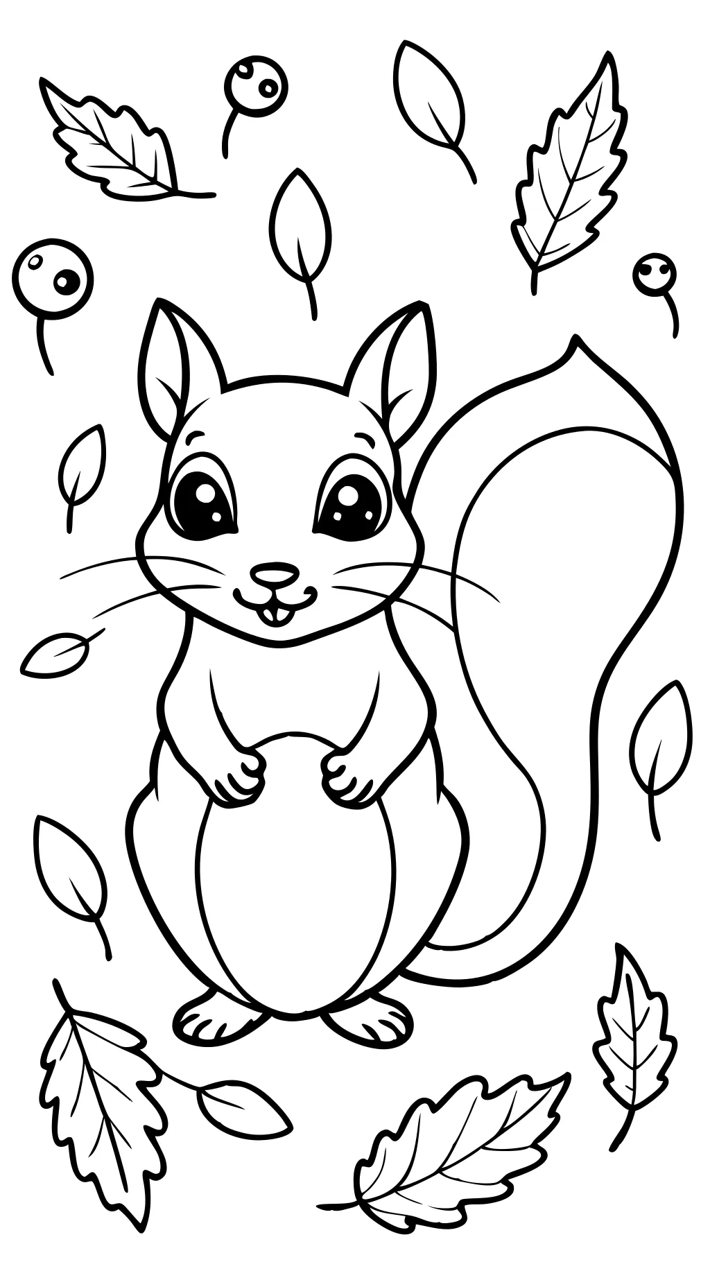 flying squirrel coloring page